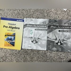 Abeka Pre-Algebra Homeschool Set - Yellow and Gray